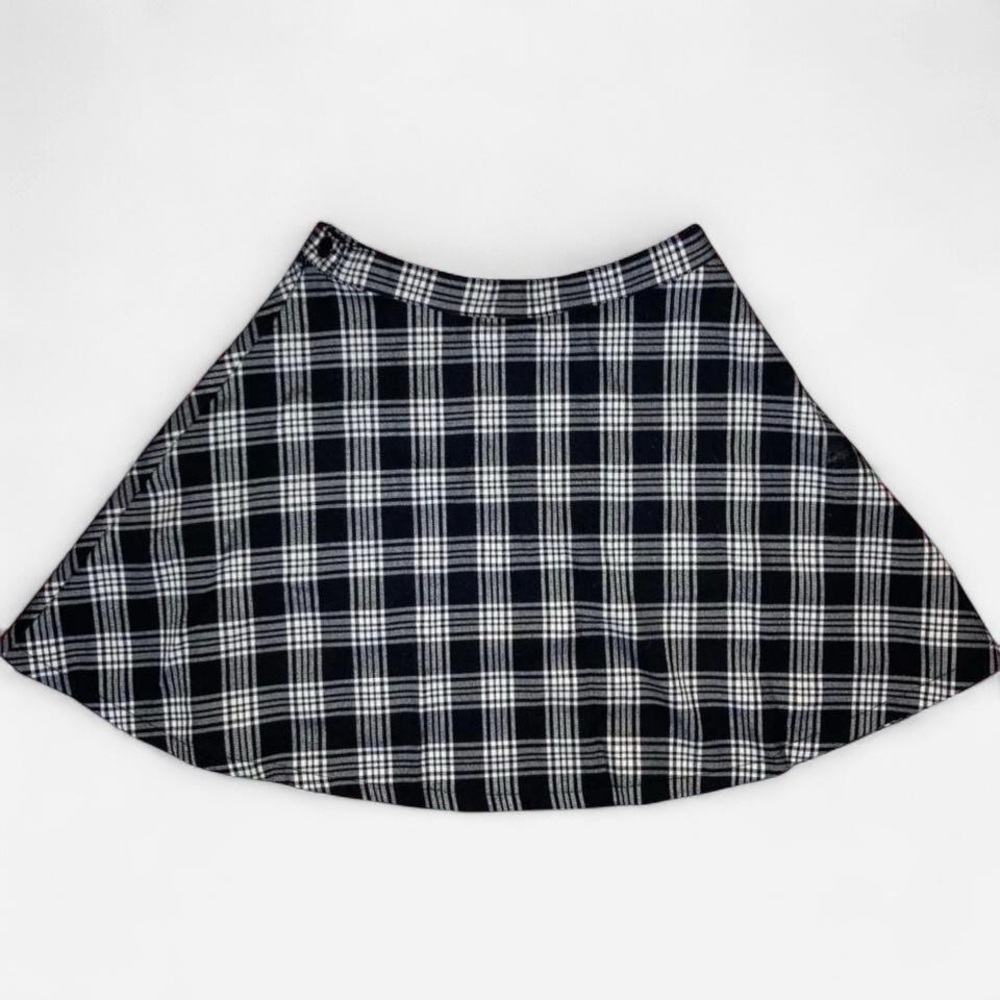 AMERICAN APPAREL PLAID CIRCLE SKIRT